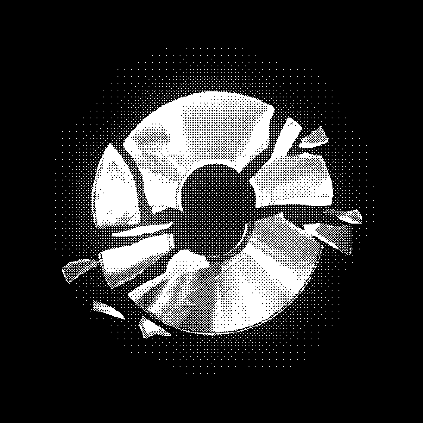Abstract data sphere visualization